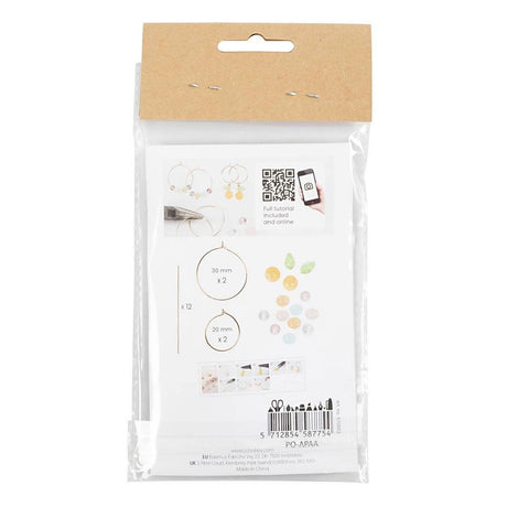 Creativ Company Mini Hobbyset Boucles d'oreilles avec des perles