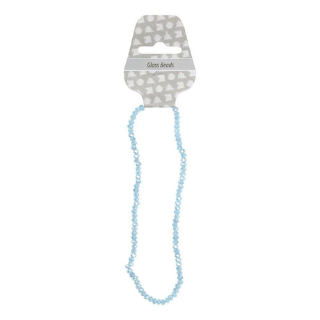 Creativ Company Facet Beads Sea Blue, 100e.