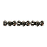 Creativ Company Facet Beads Metallic Gray, 100e.