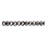 Creativ Company Facet Beads Metallic Gray, 100e.