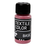 Creativ Company Textile Couleur semi-peinture textile à couverture - rose foncé, 50 ml