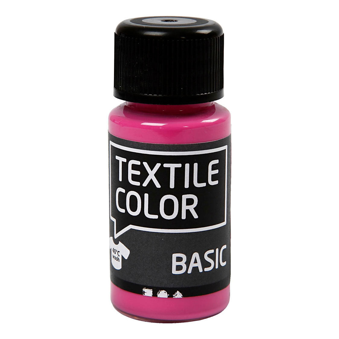 Creativ Company Textile Couleur semi-covêtement de peinture textile - rose, 50 ml