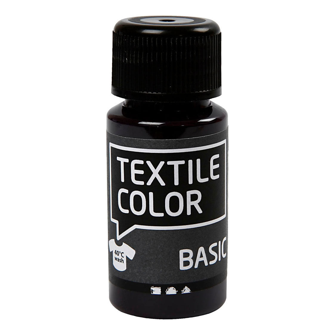 Creativ Company Textile Couleur semi-covergée de peinture textile - rouge violet, 50 ml