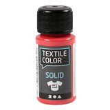 Creative Company Textile Color -Paint tessile che copre rosso, 50 ml