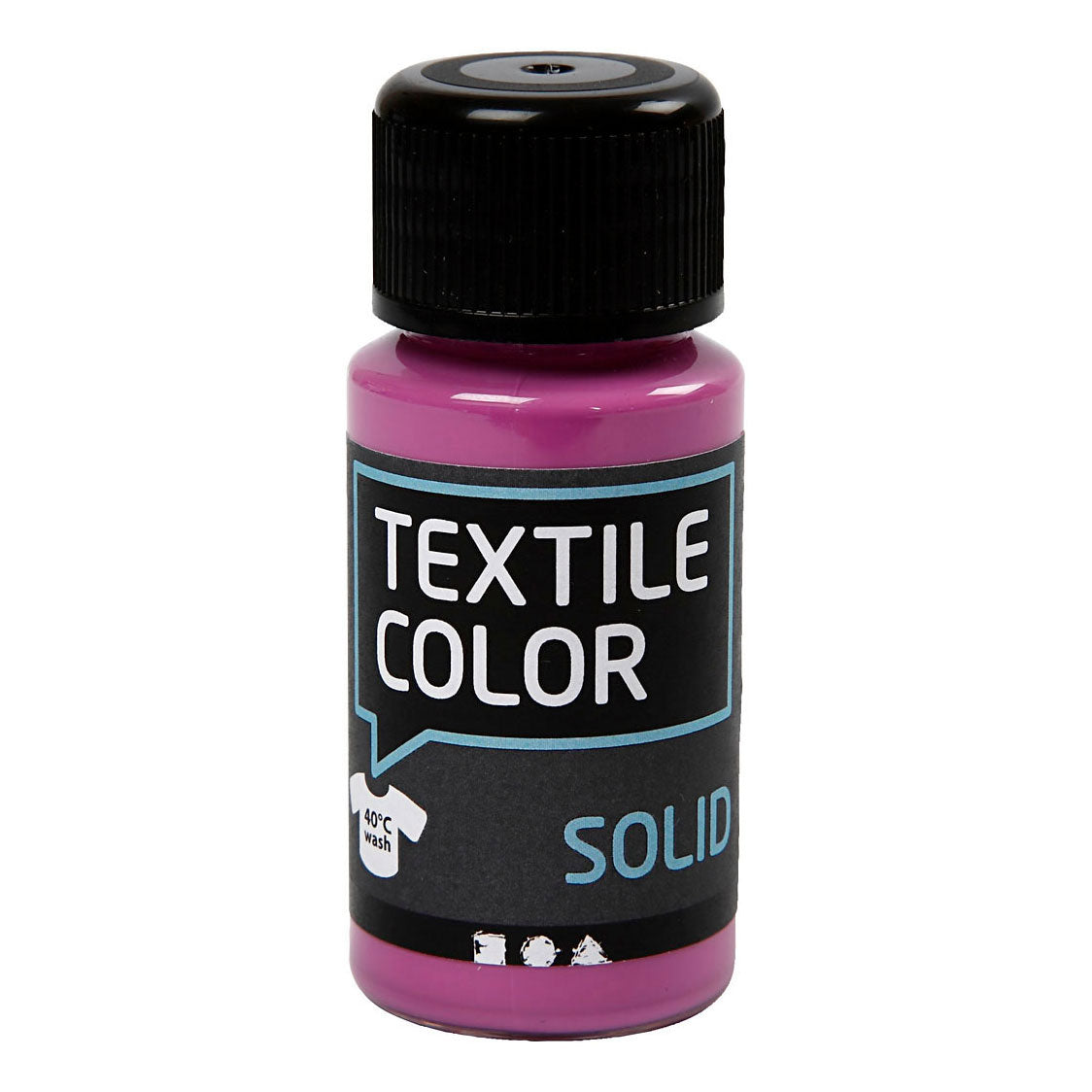 Creative Company Textile Faarf Ofdeckung Textil Lack Fuchsia, 50ml