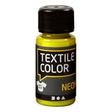 Creativ Company Couleur textile couvrant la peinture textile - Neon Geel, 50ml