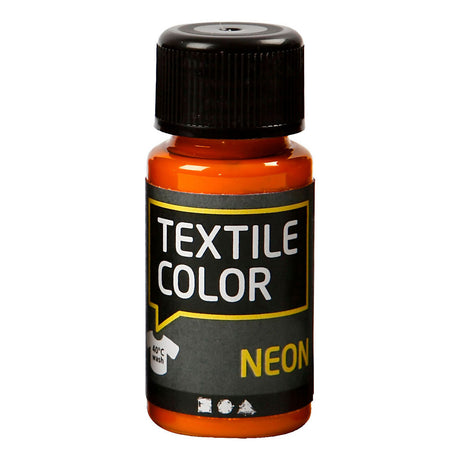 Creativ Company Couleur textile couvrant la peinture textile - Neon Oranje, 50ml