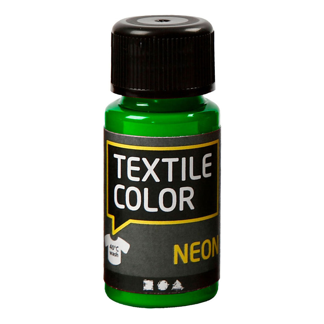 Creativ Company Textile Color, ki pokriva tekstilno barvo Neon Green, 50ml