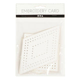 Creativ Company Cross Stitches kartonski beli geometrijski, 20st.