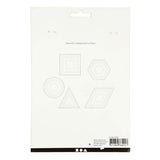 Creativ Company Cross Stitches Cardboard White Géométrique, 20e.
