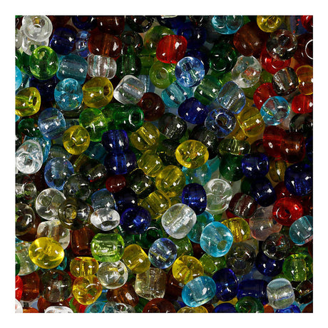 Société créative https : www.ccobby.nl seed beads-d-4-mm-size-6-0-holesize-0-9-1-2-mm-transparent-gloss-130-gr-1-doos