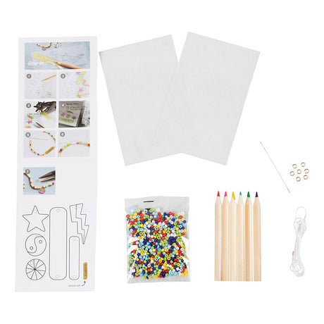 Creativ Company Mini Hobbyset Jewelry Shrink Film Bracelets jaune