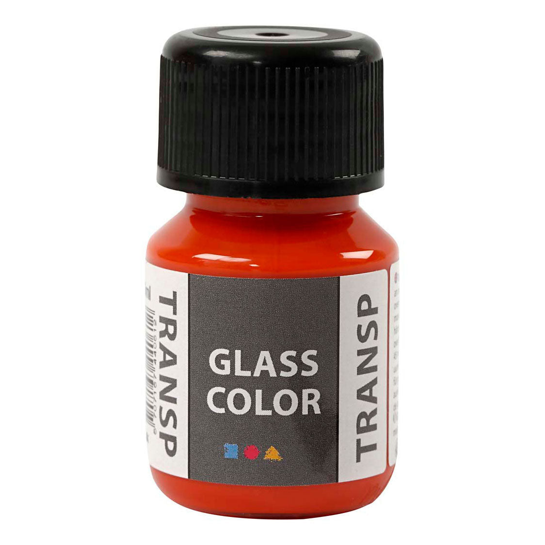 Creativ Company Glass Color Transparent Paint Orange, 30 ml