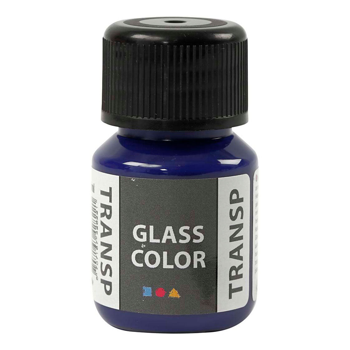 Creative Company Glass Color Transparent Paint Blue Briliant, 30ml