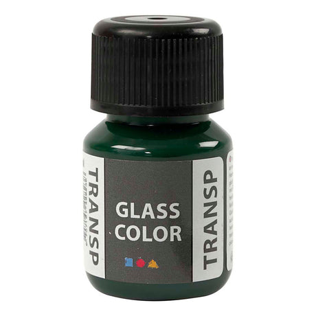Creativ Company Verre Couleur transparente Paint - Briliant Green, 30 ml