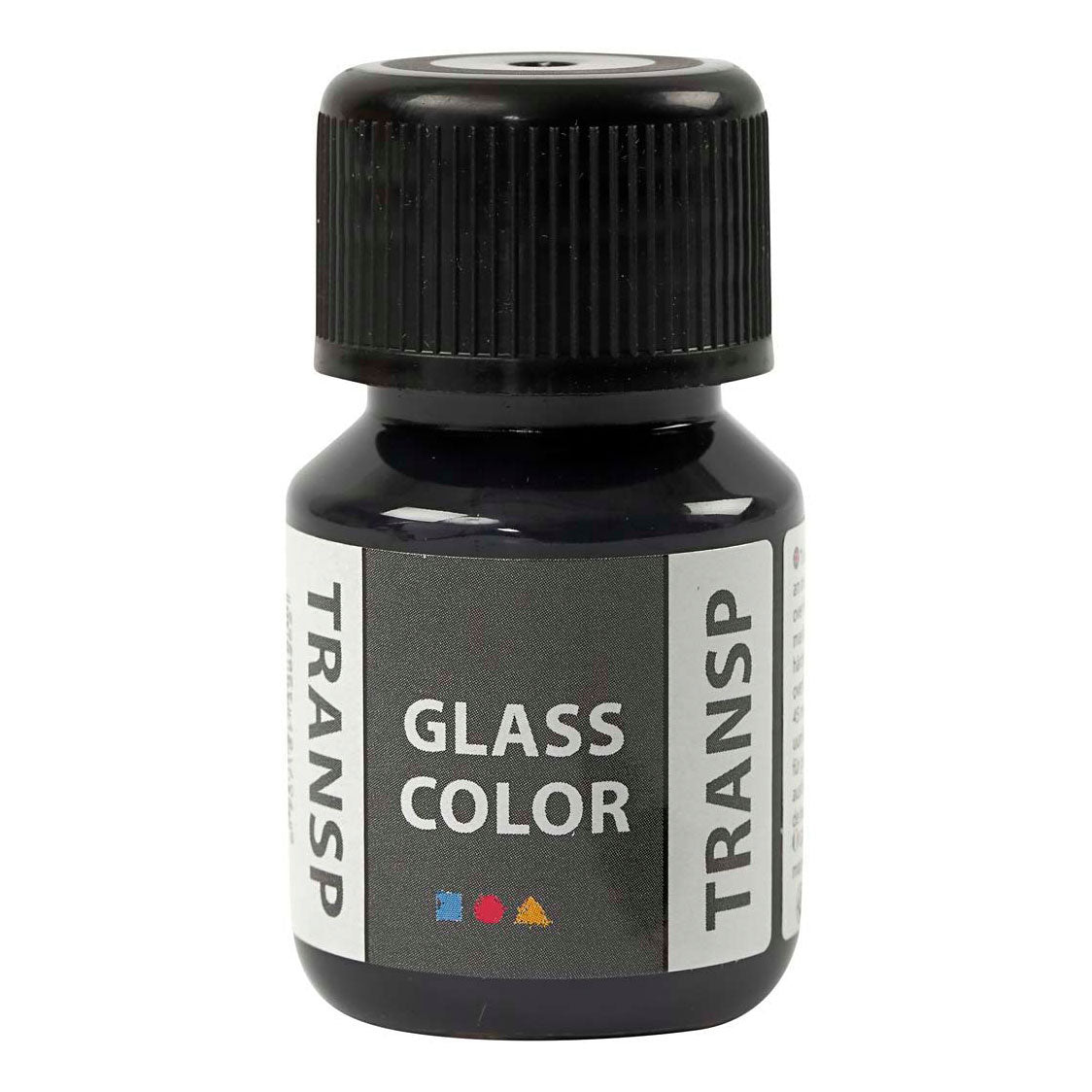 Creativ Company Glass Color Transparent Paint - noir, 30 ml