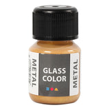 Creativ Company Glass Color Metal Paint - Gol, 30 ml