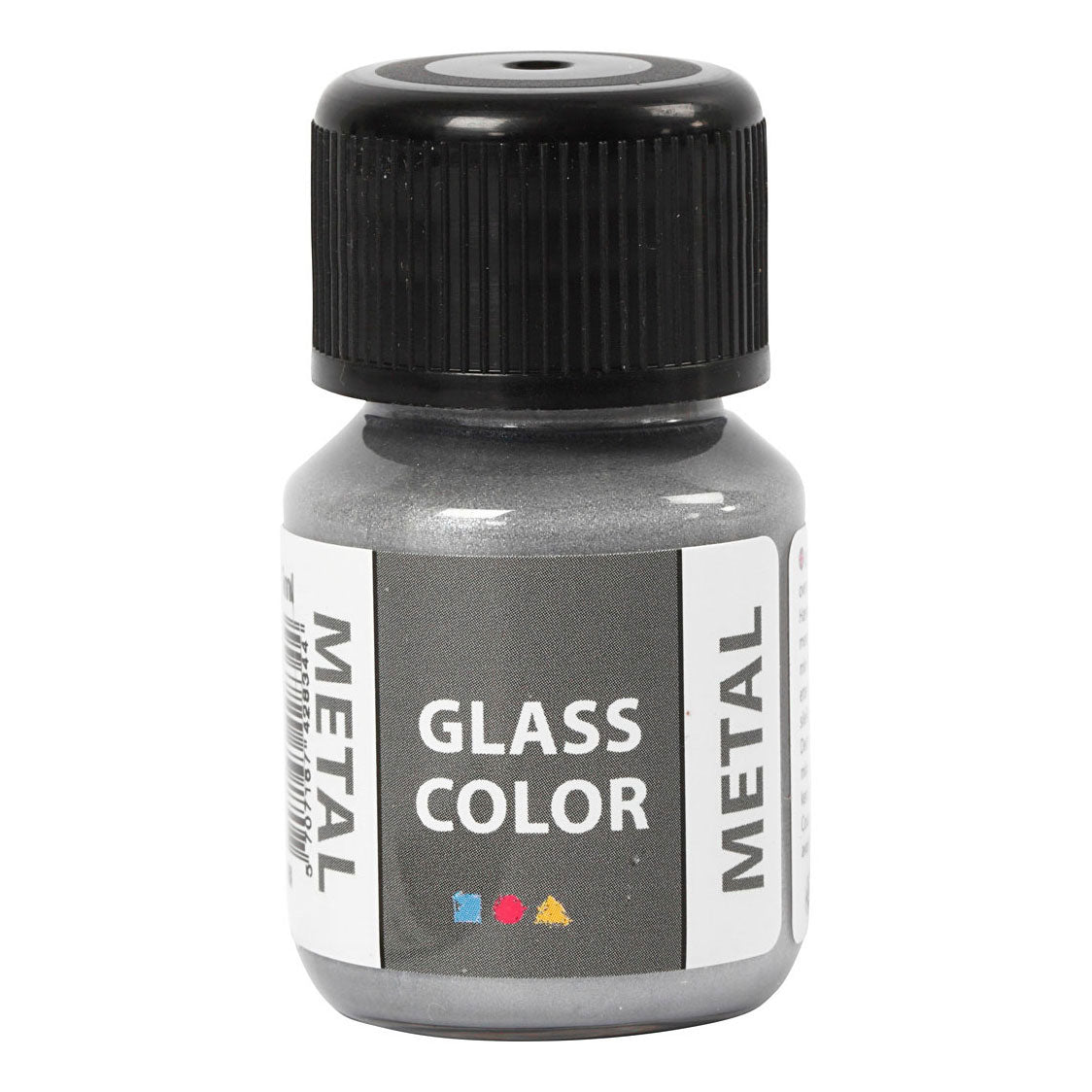 Creativ Company Glass Color Metal Paint - Silver, 30 ml
