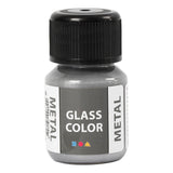 Creativ Company Glass Color Metal Paint - Silver, 30 ml