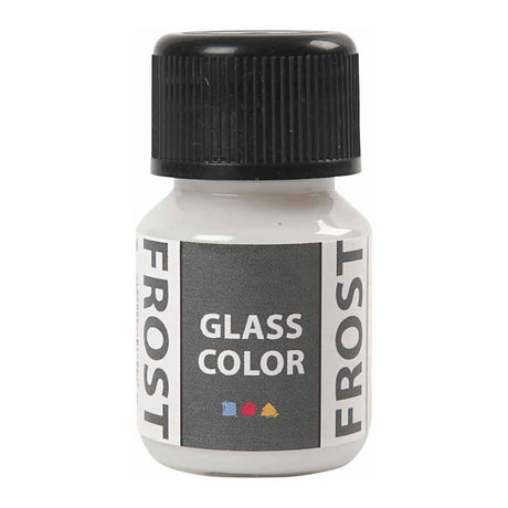 Creativ Company Glass Color Frost Paint - blanc, 30 ml