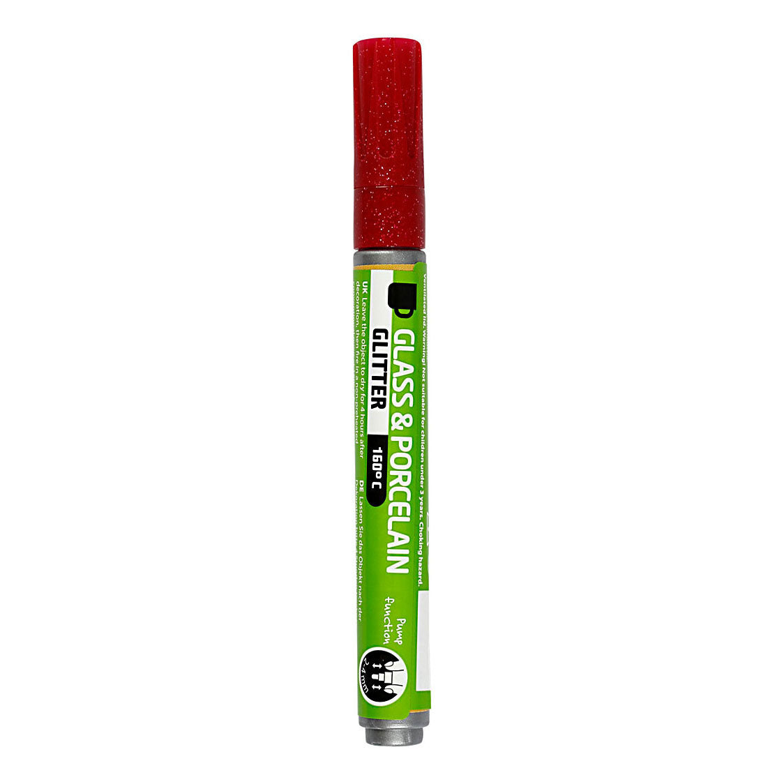 Creativ Company Glass and Porcelain Démarrage des paillettes semi-couverture - Rood sombre