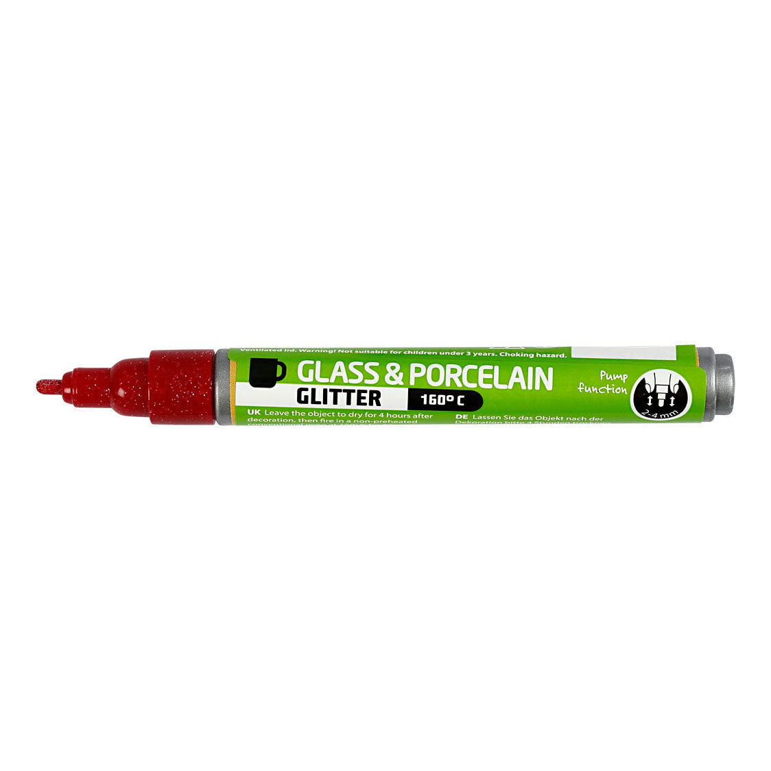 Creativ Company Glass and Porcelain Démarrage des paillettes semi-couverture - Rood sombre