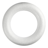 Creativ Company Styropor Ring White avec dos plat, 35 cm