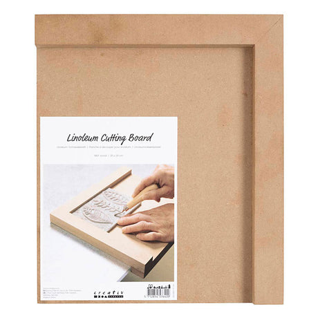 Creativ Company Wooden Linoleum Holder à droite - Horaire, 29x25cm