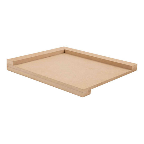 Creativ Company Wooden Linoleum Holder à droite - Horaire, 29x25cm