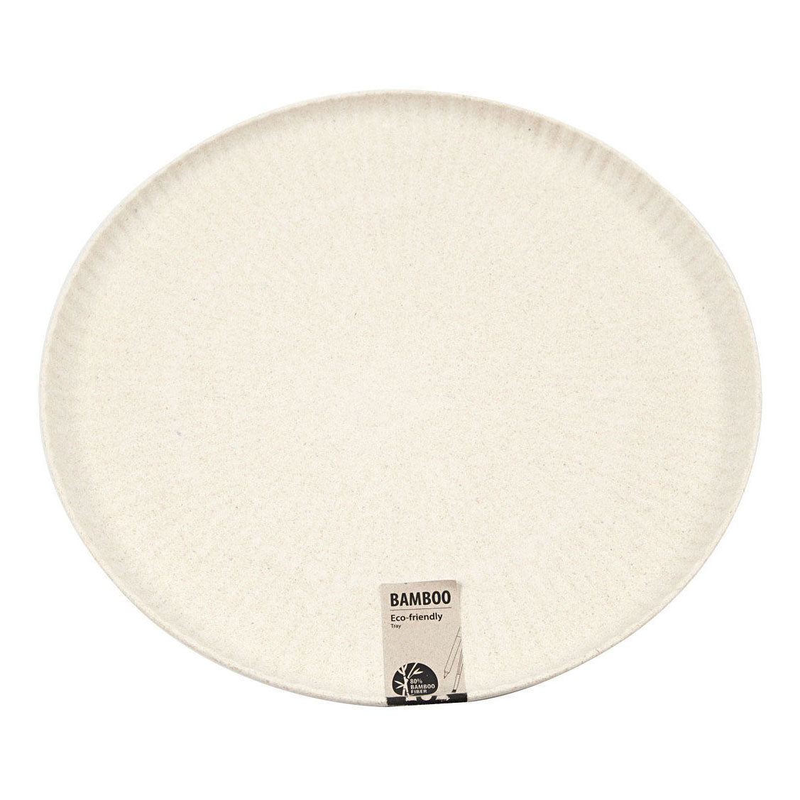 Plateau de compagnie Creativ autour des fibres de bambou, 30 cm