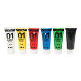 Creativ Company Paint acrylique pour Kidneren Glossy Standard Colors, 6x20ml