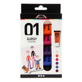 Creativ Company Acrylic paint for children Glossy Extra colors, 6x20ml