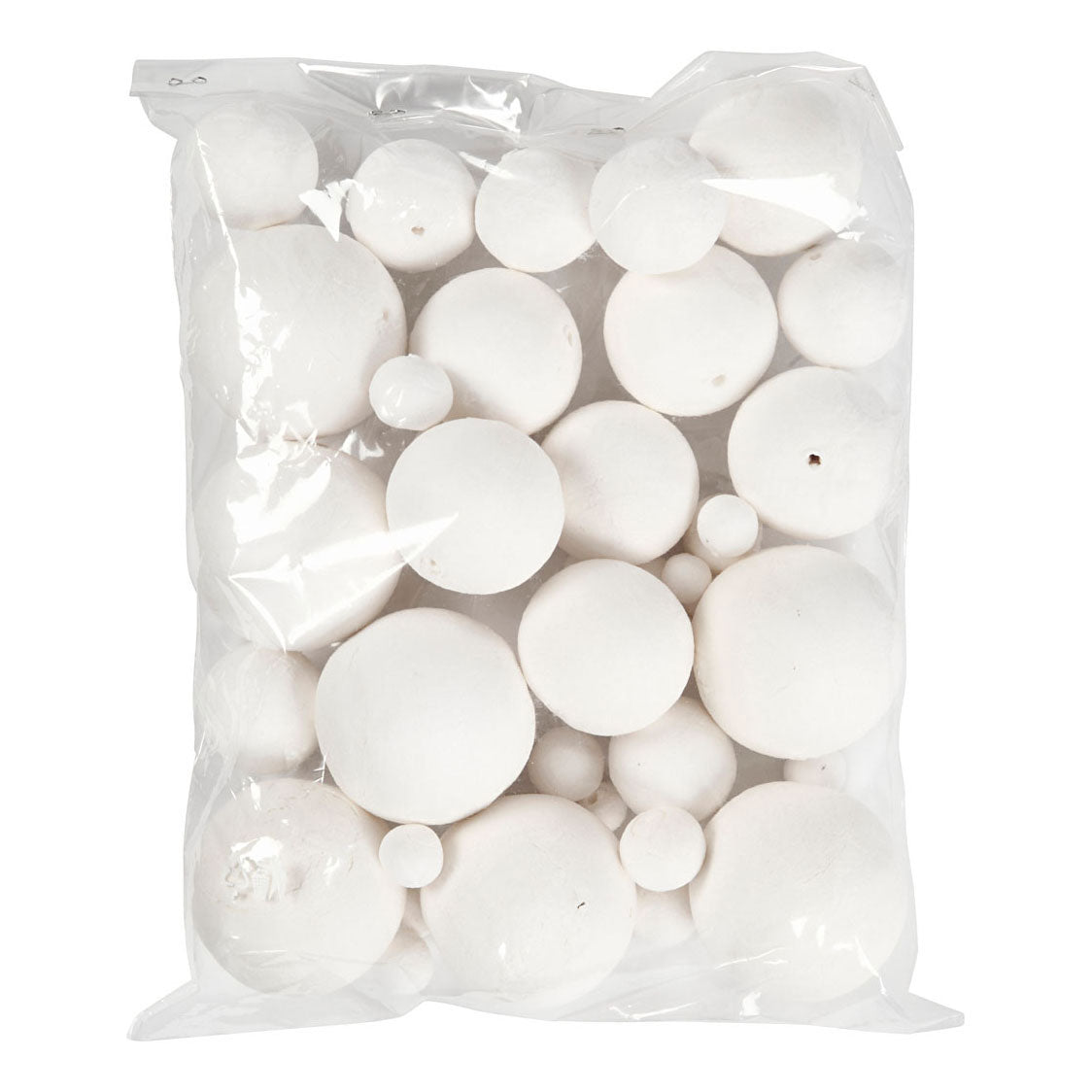 Creative Company Cotton Balls White, 42: e.