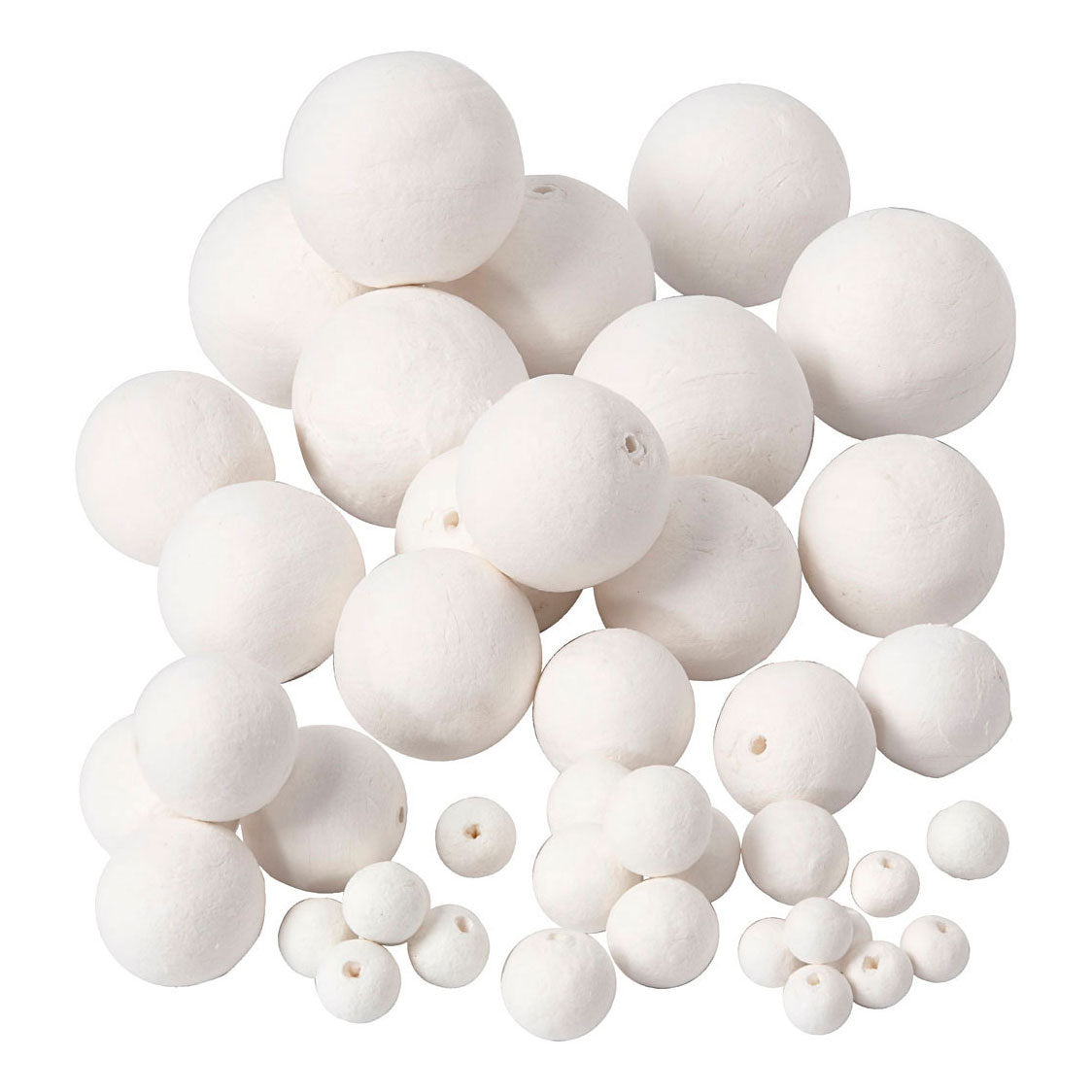 Creative Company Cotton Balls White, 42: e.