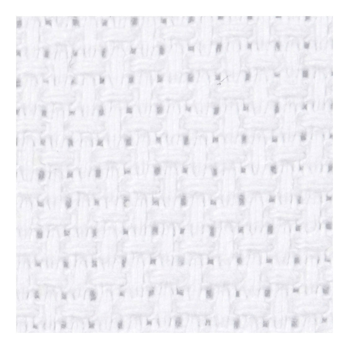 Creativ Company Aida White 70 carrés pour 10 cm, 50x50cm