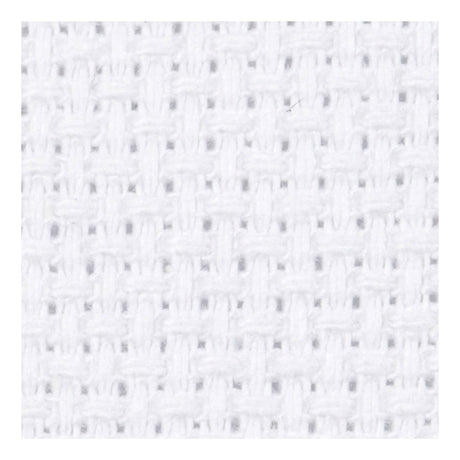 Creativ Company Aida White 70 carrés pour 10 cm, 50x50cm