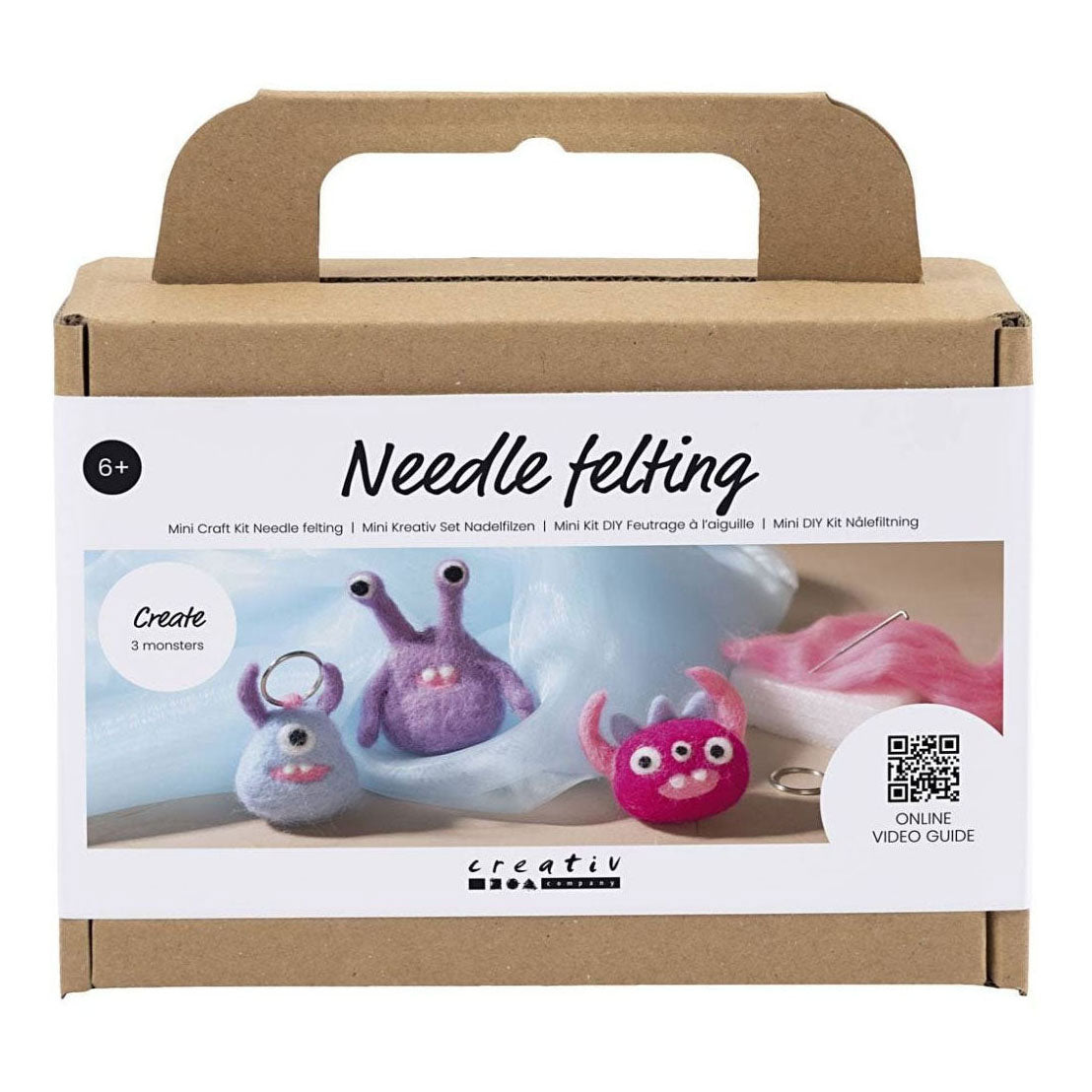 Creative Company Mini Hobbyset Needle Felt Monster