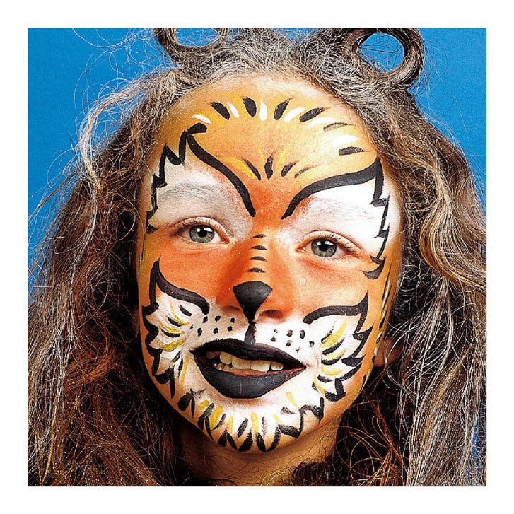 Creativ company eulenspiegel face paint - set de motifs, lion, différentes couleurs, 1 set