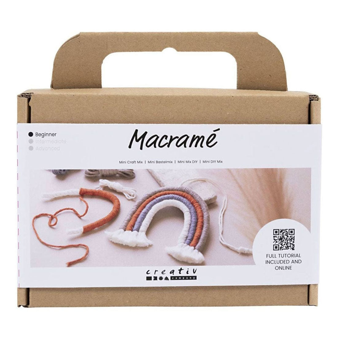 Creativ Company Mini Hobbyset Makrame Regenbogen