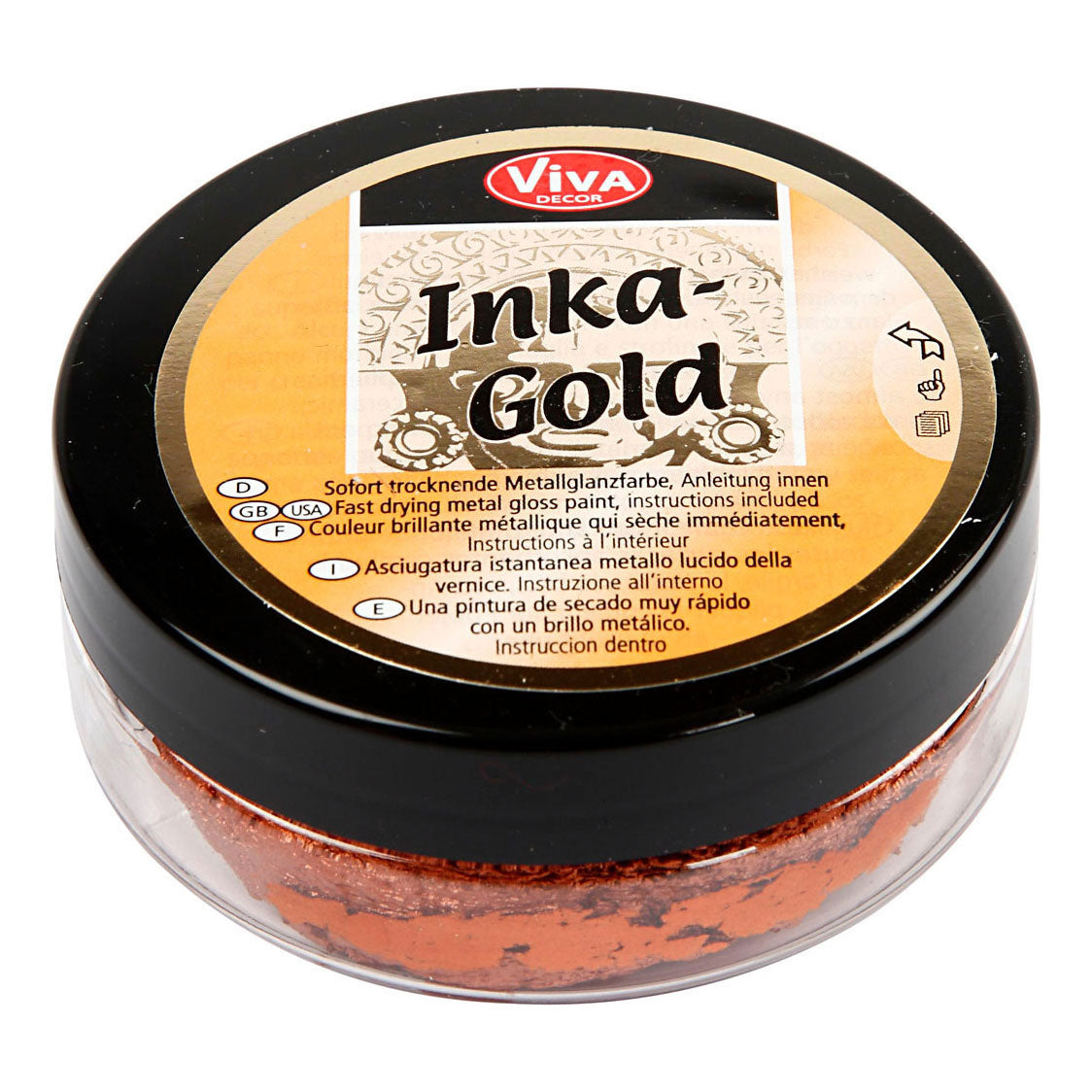 Creativ Company Inka-Gold Glosswax Copper, 50ml