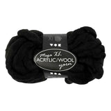 Creativ Company XL Yarn de l'acrylique noir, 15m