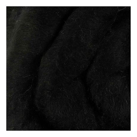 Creativ Company XL Yarn de l'acrylique noir, 15m