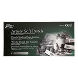 Creative Company Gallery Soft Pastel Set Black White Harmonie, 12st.