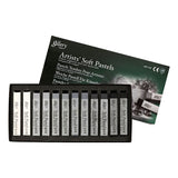 Creativ Company Gallery Soft Pastel Set Black White Harmonie, 12.