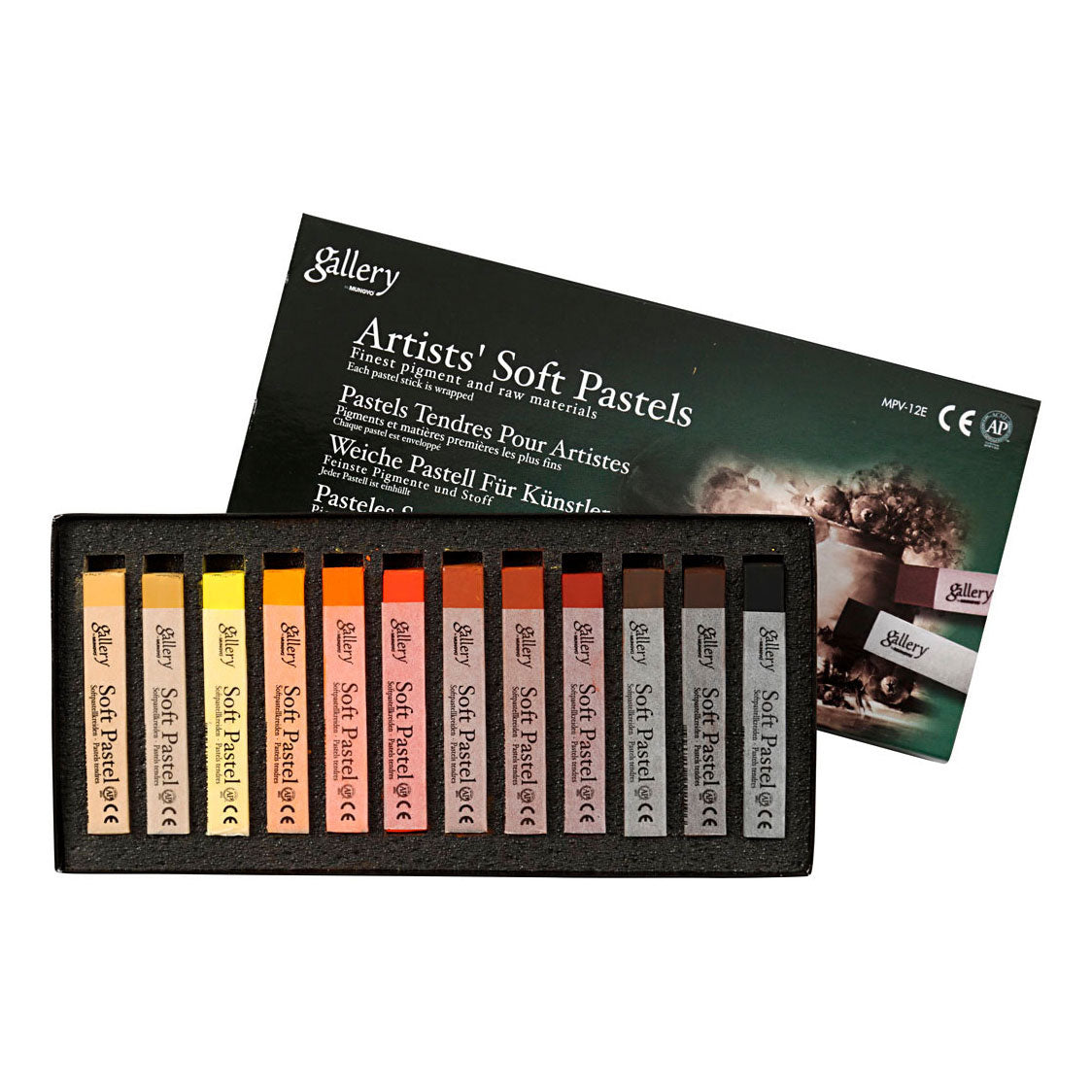 Creative Company Gallery Soft Pastel Set Brown Harmonie, 12: e.