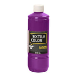 Creativ Company Textile Color pol-pokrivanje tekstilne barve Neon Purple, 500ml