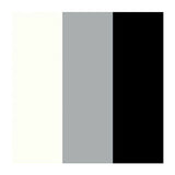 Creativ Company Plus Color Marker - Black Off -White Rain Gray, 3st.