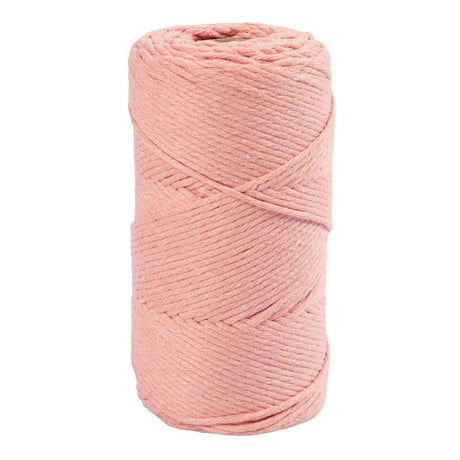 CREATIV COMPANY MACRAME CORD - ROSE, 198M