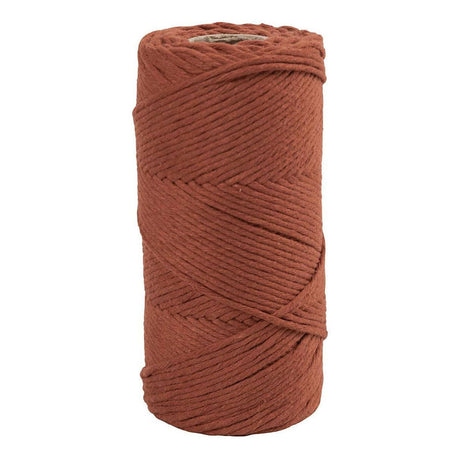 Corde de macrame Creativ Company - Burnt Orange, 198m