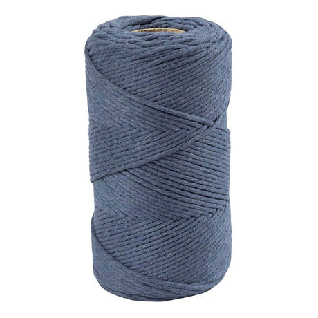 CREATIV COMPANY MACRAME CORD - BLUE, 198M